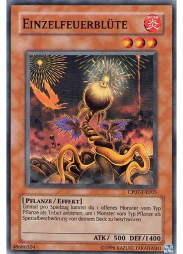 Einzelfeuerblüte