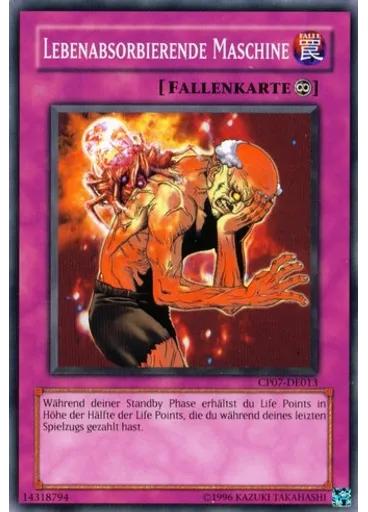 Lebenabsorbierende Maschine