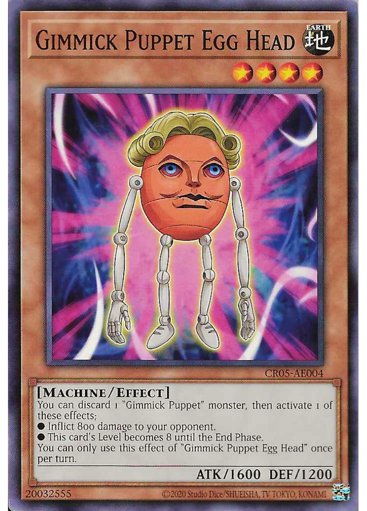Gimmick Puppet Egg Head