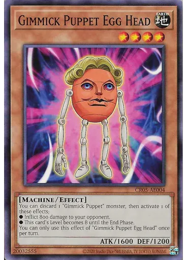 Gimmick Puppet Egg Head