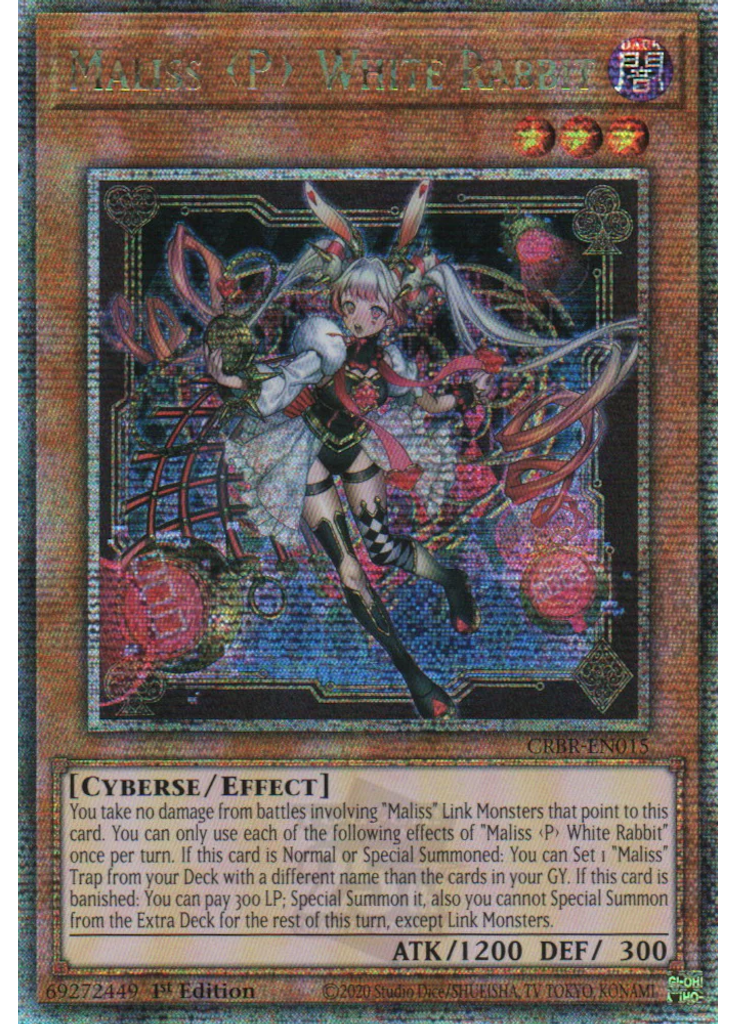 Maliss  White Rabbit (Quarter Century Secret Rare 1st Edition)