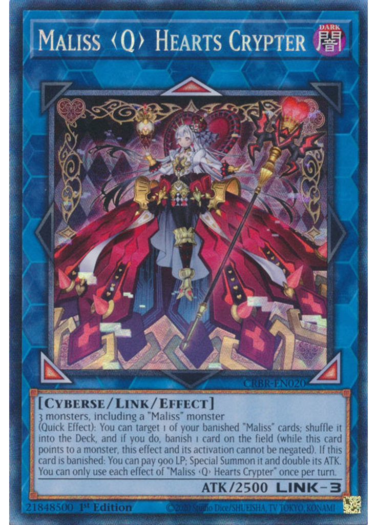 Maliss  Hearts Crypter (Collectors Rare 1st Edition)