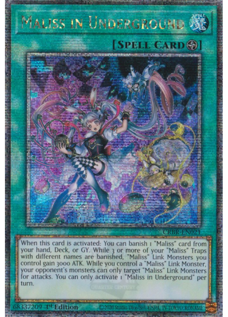 Maliss in Underground (Quarter Century Secret Rare 1st Edition)