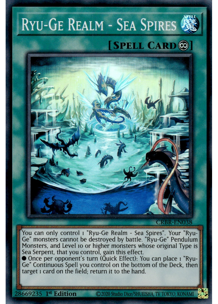 Ryu-Ge Realm - Sea Spires (Super Rare 1st Edition)