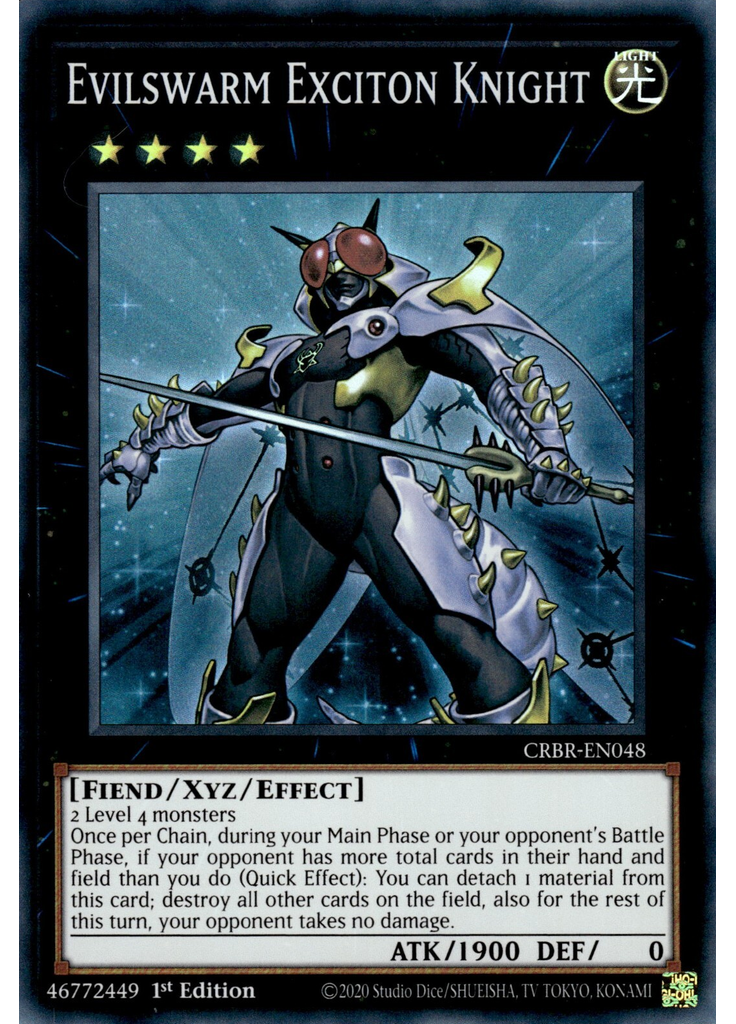 Evilswarm Exciton Knight (Super Rare 1st Edition)