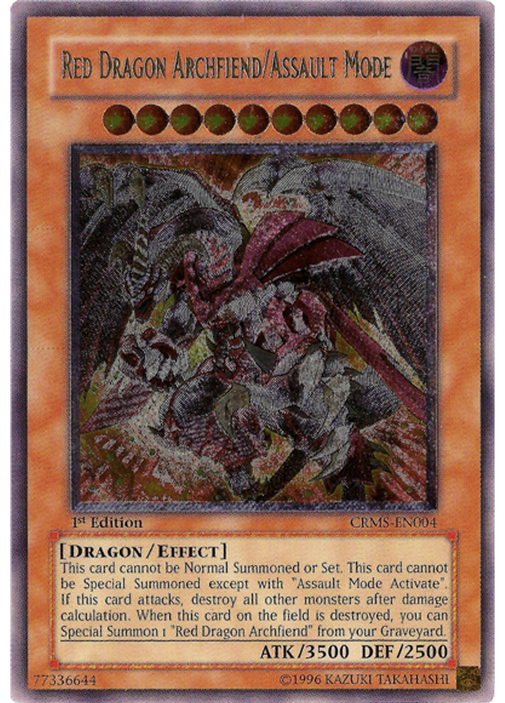 Red Dragon Archfiend/Assault Mode (Ultimate Rare 1st Edition)