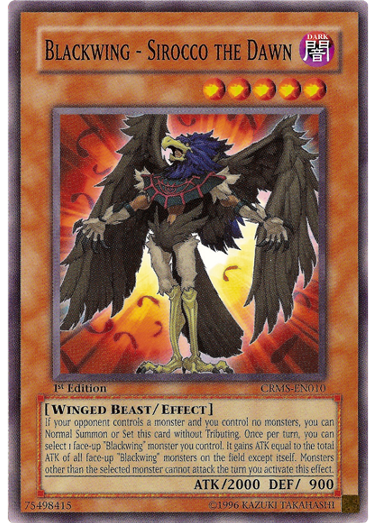 Blackwing - Sirocco the Dawn