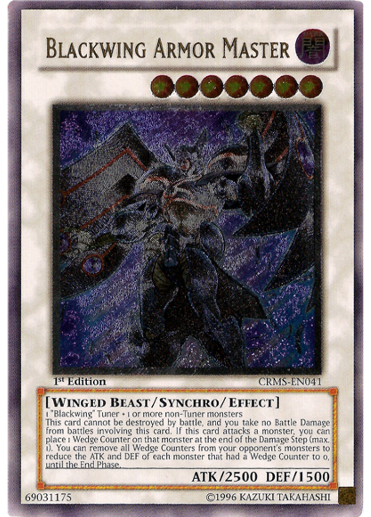 Blackwing Armor Master (Ultimate Rare 1st Edition)