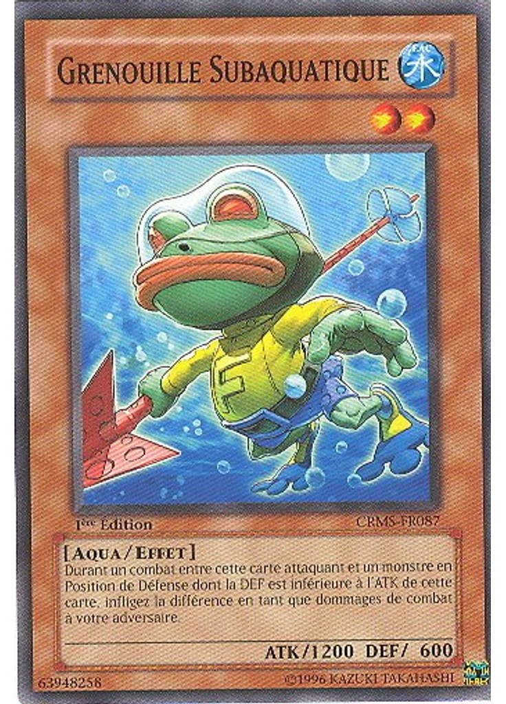 Grenouille Subaquatique