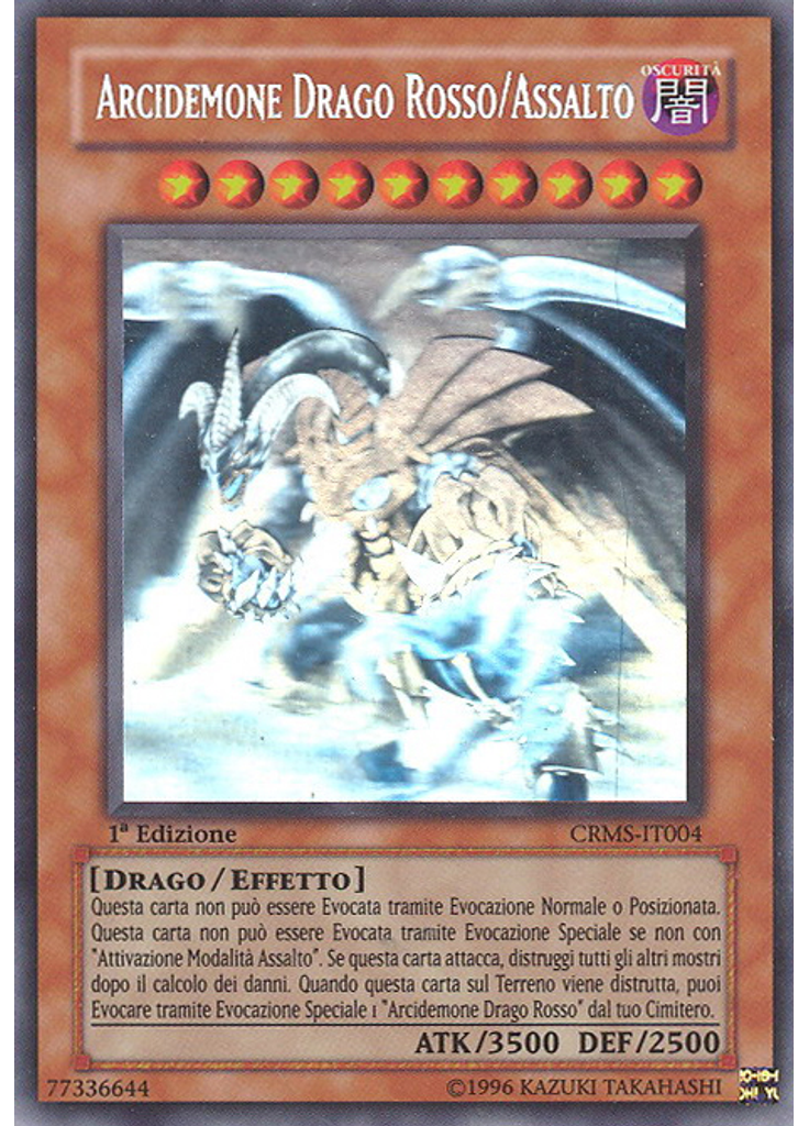Arcidemone Drago Rosso/Assalto (Ghost Rare 1st Edition)