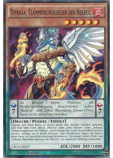 Zefraxa, Flammenungeheuer der Nekroz