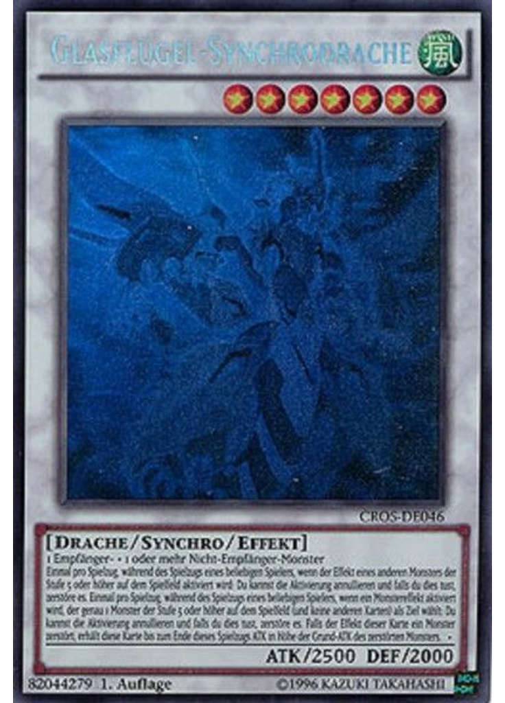Glasflügel-Synchrodrache (Ghost Rare 1st Edition)