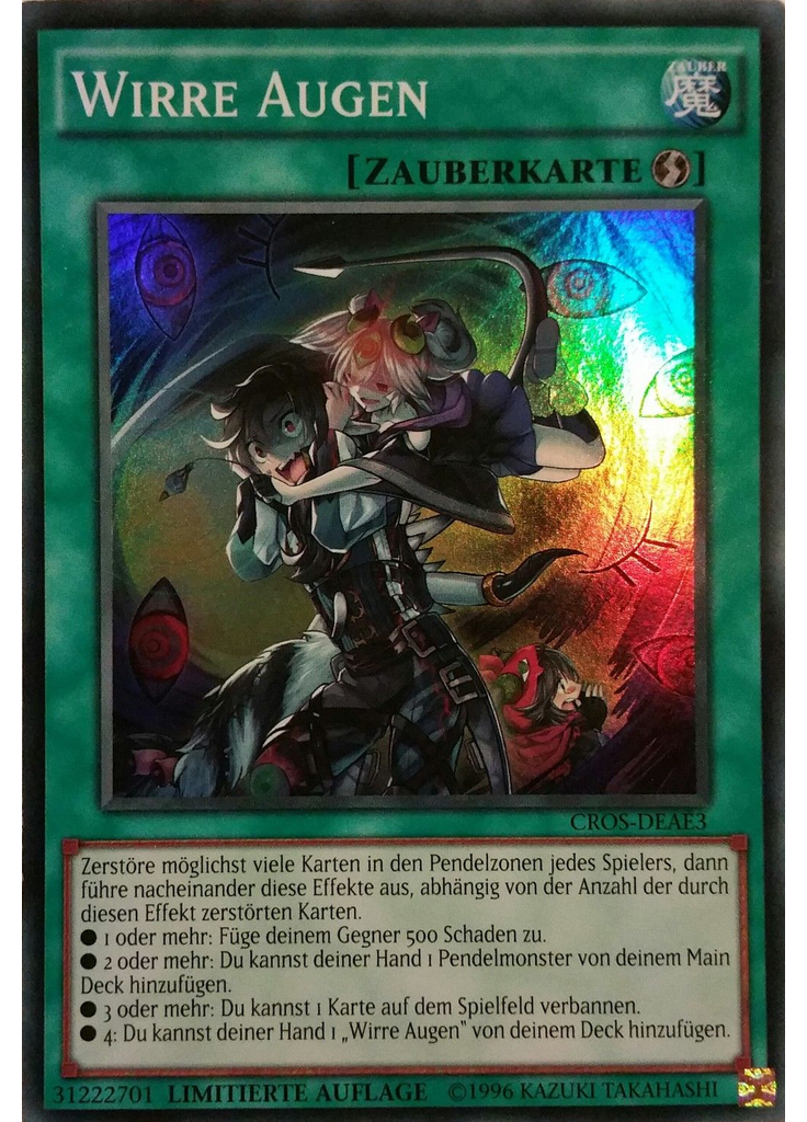 Wirre Augen