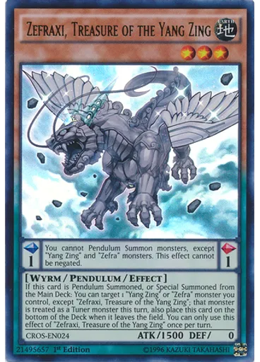 Zefraxi, Treasure of the Yang Zing