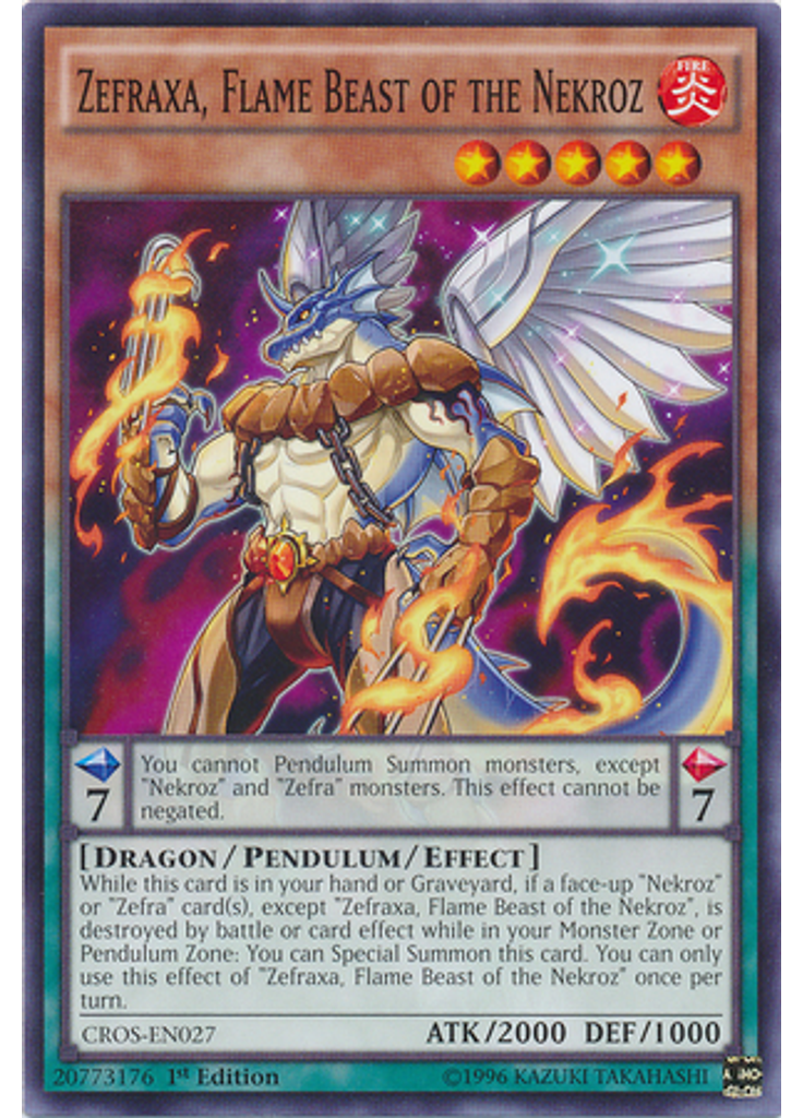 Zefraxa, Flame Beast of the Nekroz