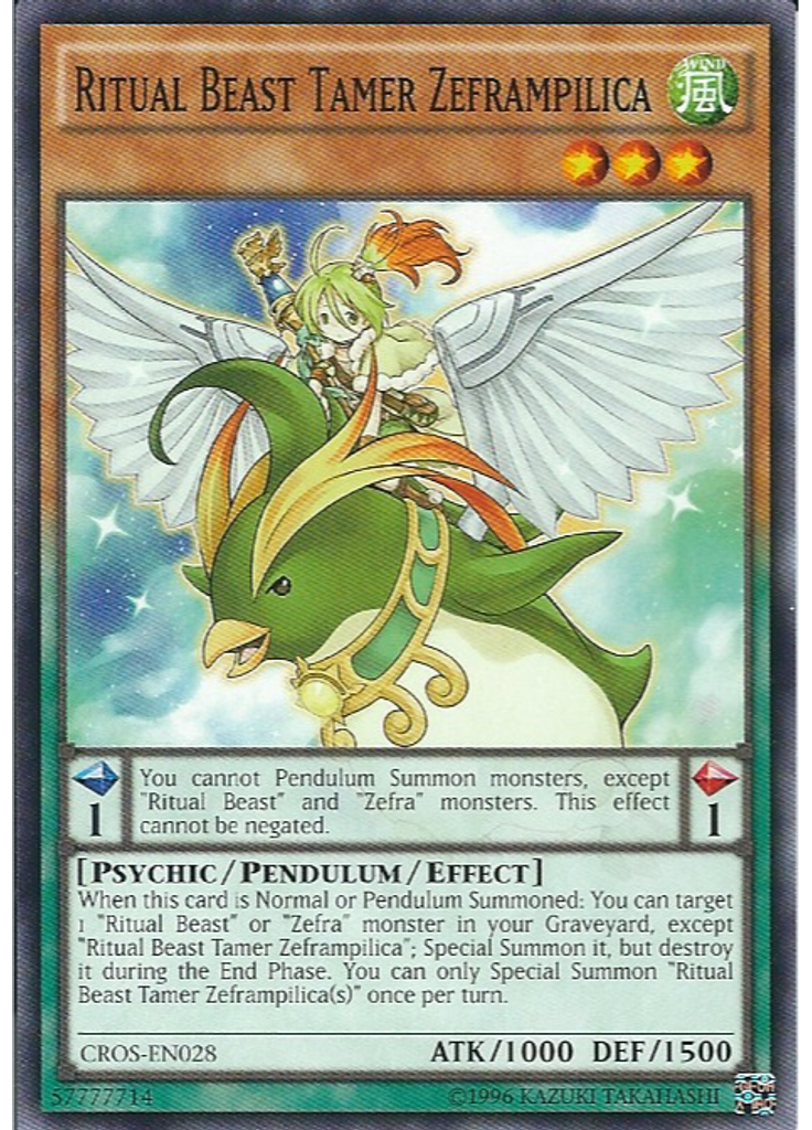 Ritual Beast Tamer Zeframpilica (Common Unlimited)