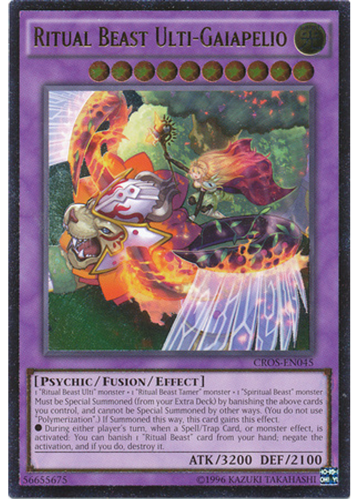 Ritual Beast Ulti-Gaiapelio (Ultimate Rare Unlimited)