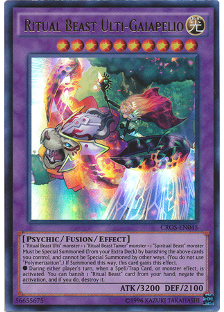 Ritual Beast Ulti-Gaiapelio (Ultra Rare Unlimited)