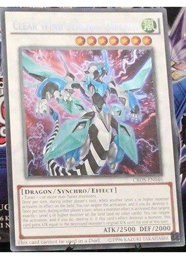 Clear Wing Synchro Dragon (Secret Rare Unlimited Gc)