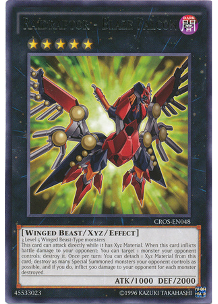 Raidraptor - Blaze Falcon (Rare Unlimited)