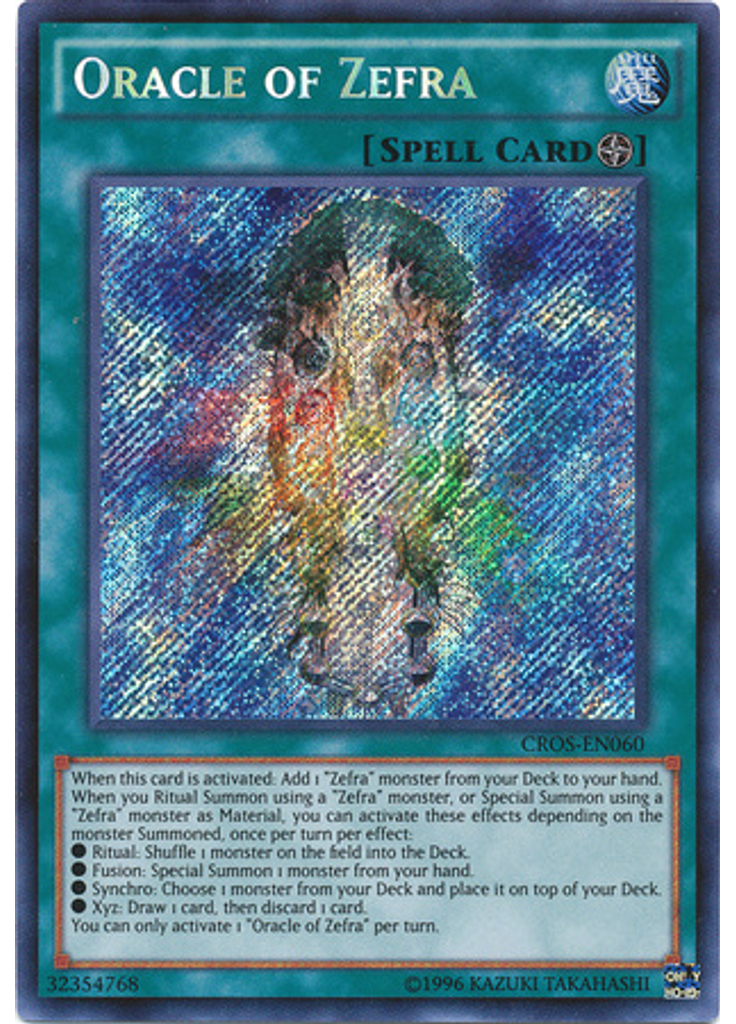 Oracle of Zefra (Secret Rare Unlimited)