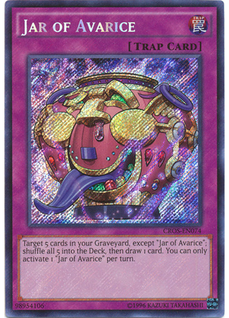 Jar of Avarice (Secret Rare Unlimited)