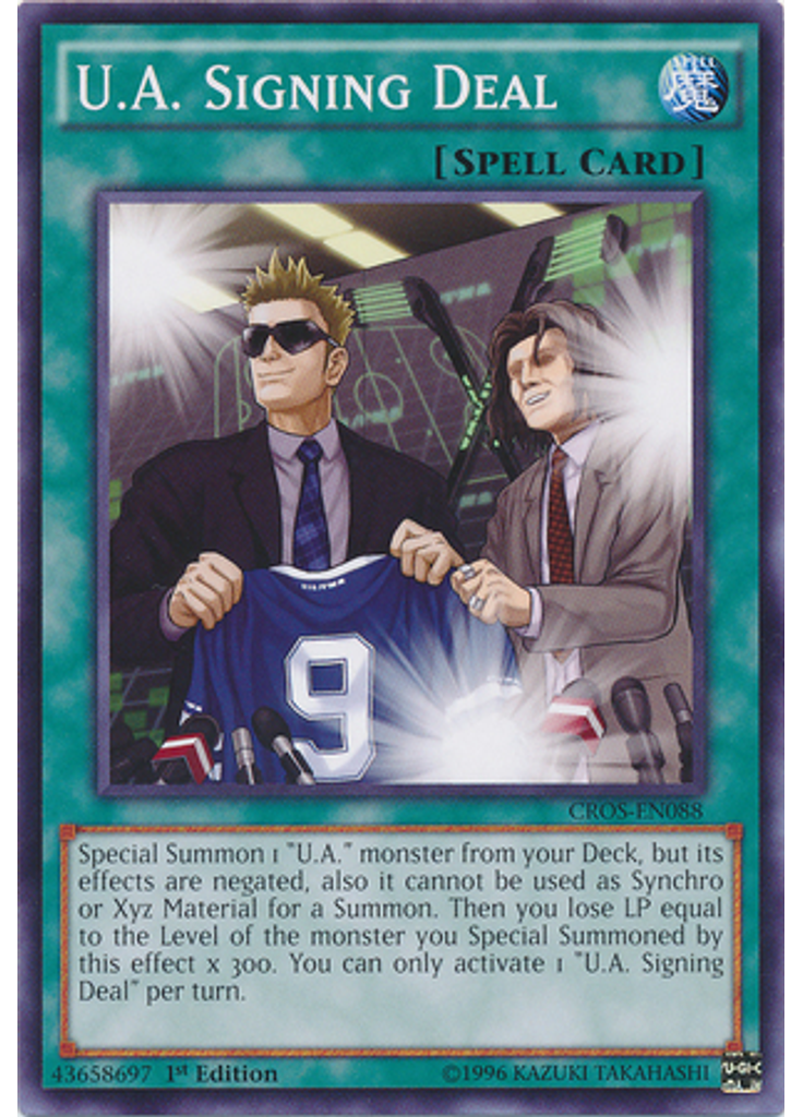 U.A. Signing Deal