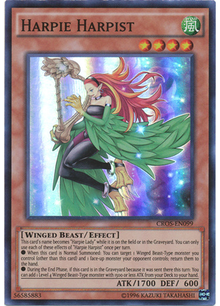 Harpie Harpist (Super Rare Unlimited)