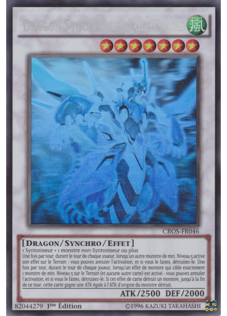 Dragon Synchro de l'Aile Claire (Ghost Rare 1st Edition)