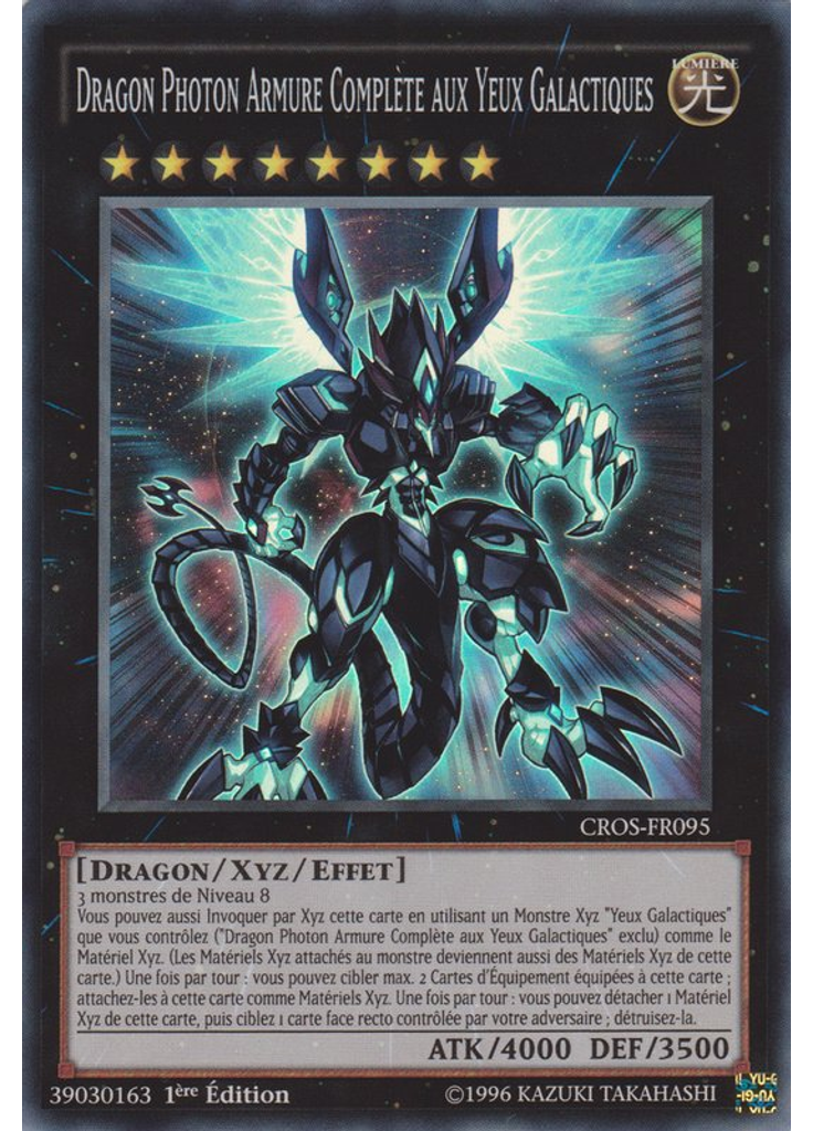 Dragon Photon Armure Complète aux Yeux Galactiques