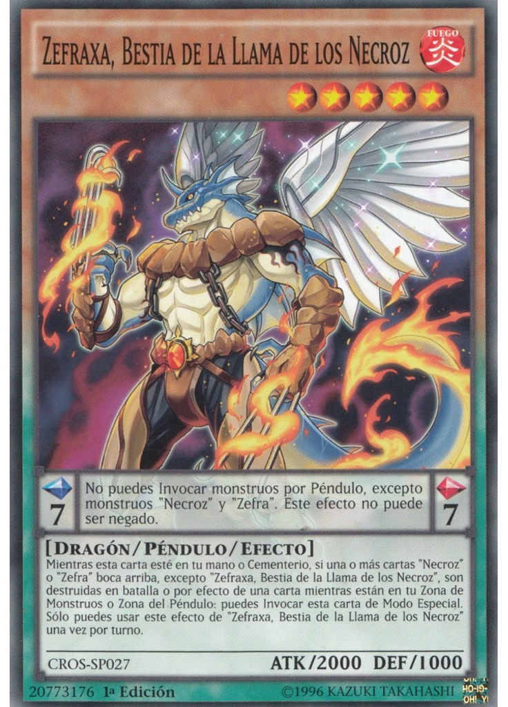 Zefraxa, Bestia de la Llama de los Necroz
