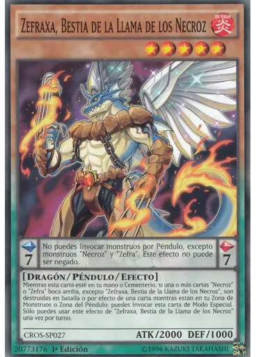 Zefraxa, Bestia de la Llama de los Necroz