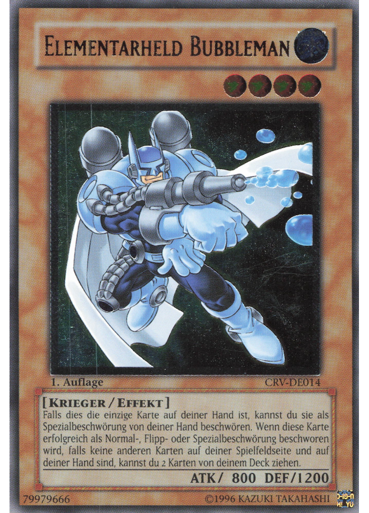 Elementar-HELD Bubbleman (Ultimate Rare 1st Edition)