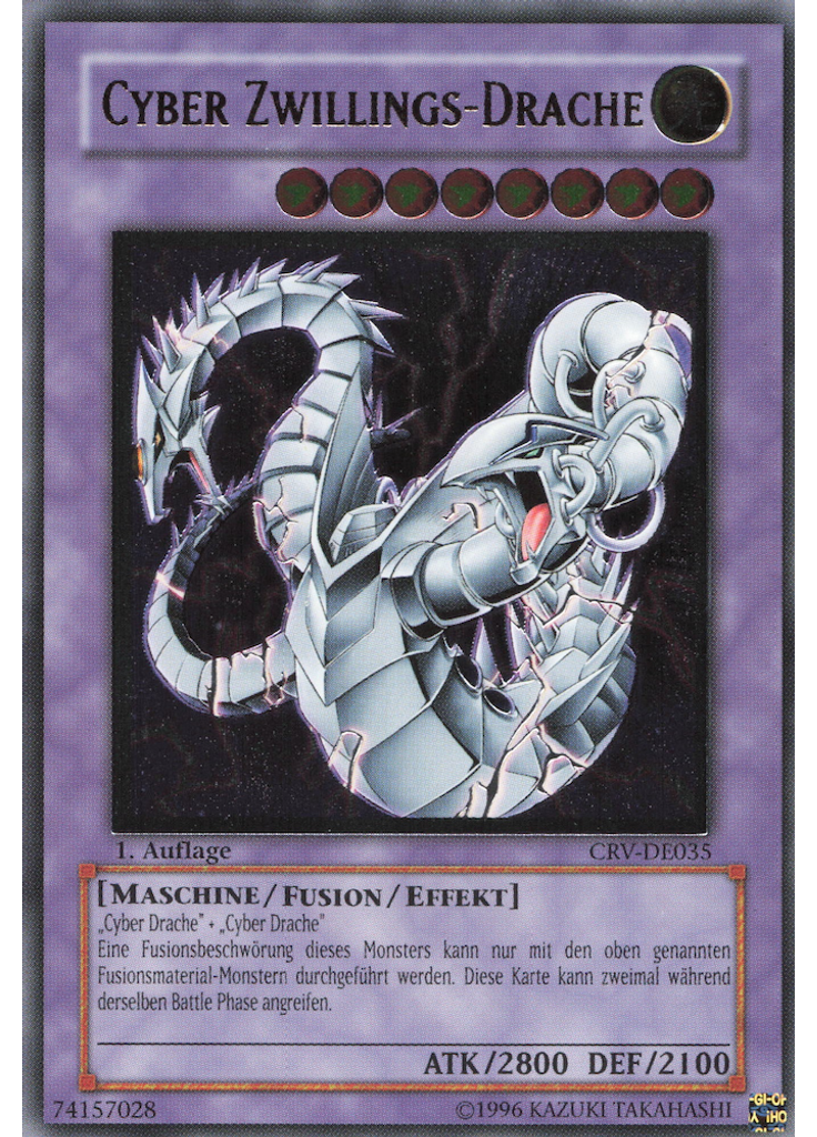 Cyber Zwillings-Drache (Ultimate Rare 1st Edition)