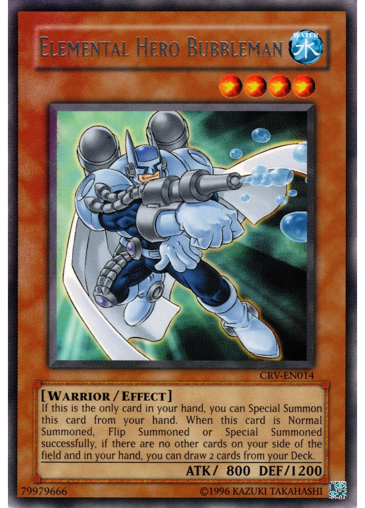 Elemental HERO Bubbleman (Rare Unlimited)