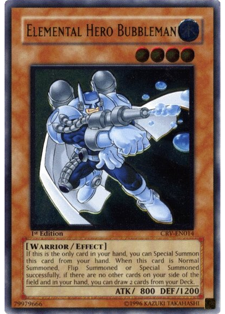 Elemental HERO Bubbleman (Ultimate Rare 1st Edition)