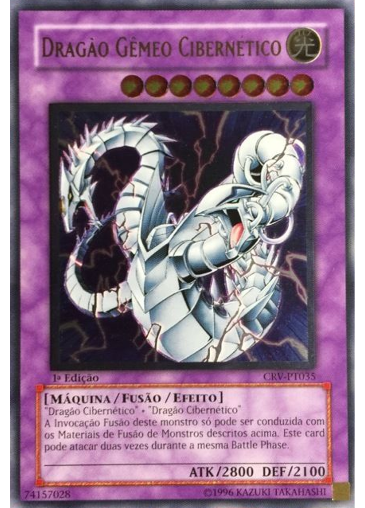 Dragão Gêmeo Cibernético (Ultimate Rare 1st Edition)