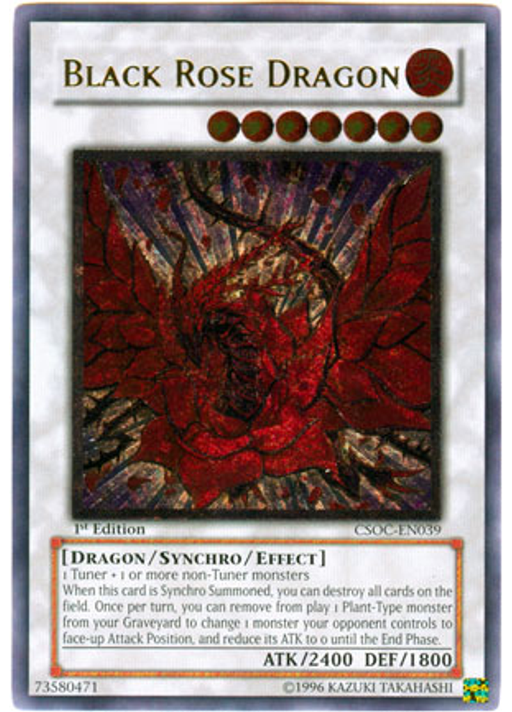 Black Rose Dragon (Ultimate Rare 1st Edition)