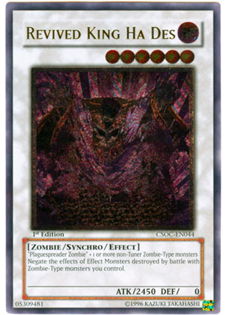 Revived King Ha Des (Ultimate Rare 1st Edition)