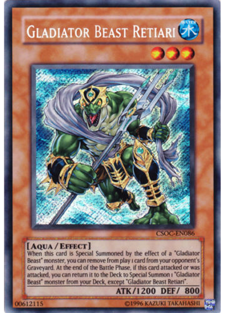 Gladiator Beast Retiari (Secret Rare Unlimited)