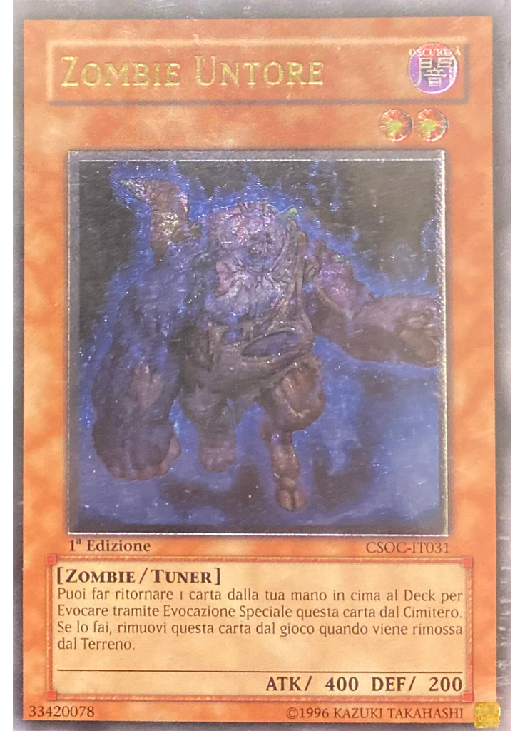 Zombie Untore (Ultimate Rare 1st Edition)