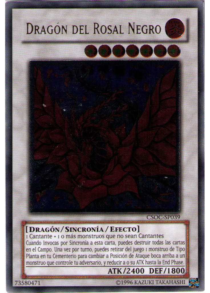 Dragón de la Rosa Negra (Ultimate Rare Unlimited)