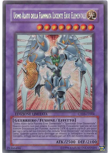 Uomo Alato della Fiammata Lucente EROE Elementale