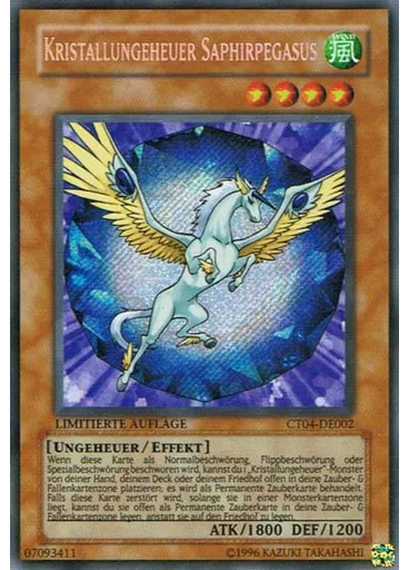 Kristallungeheuer Saphirpegasus — Sammel-Tins 2007 Wave 1