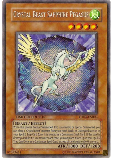 Crystal Beast Sapphire Pegasus