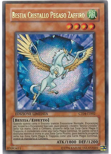 Bestia Cristallo Pegaso Zaffiro