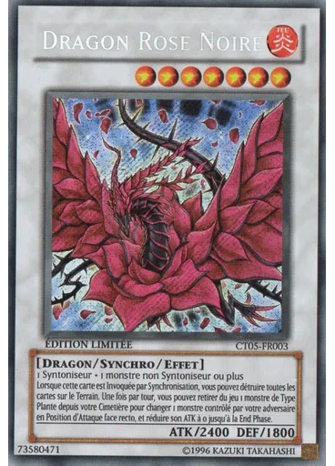 Dragon Rose Noire — Boîtes à Collectionner 2008 Vague 2