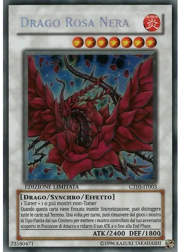 Drago Rosa Nera — Tins da Collezione 2008 Emissione 2