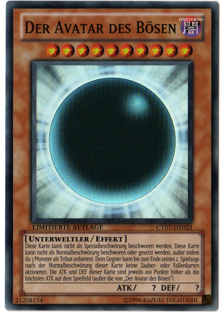 Der Avatar des Bösen