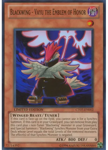 Blackwing - Vayu the Emblem of Honor